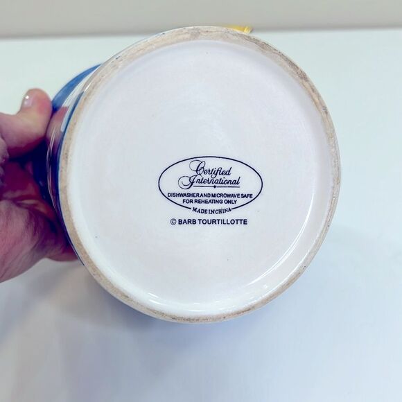 Certified International Snowman Mug Coffee Cup Hot Tea, Art by Barb Tourtillotte - Picture 4 of 9